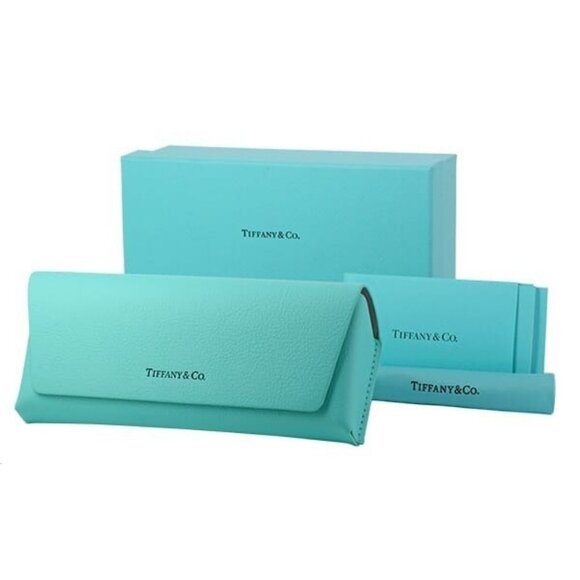 New TIFFANY Black Round TF4201 8001/S4 Sunglasses Women - Picture 4 of 4